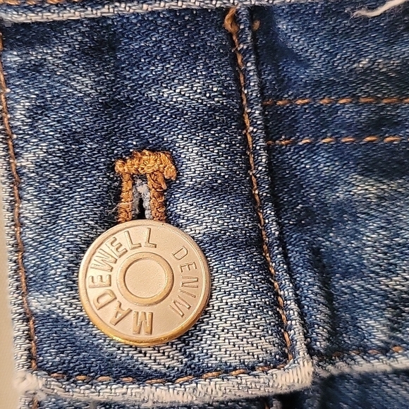 Madewell High Rise Slim Boy jean. boho chic grunge punk streetwear - Picture 6 of 10